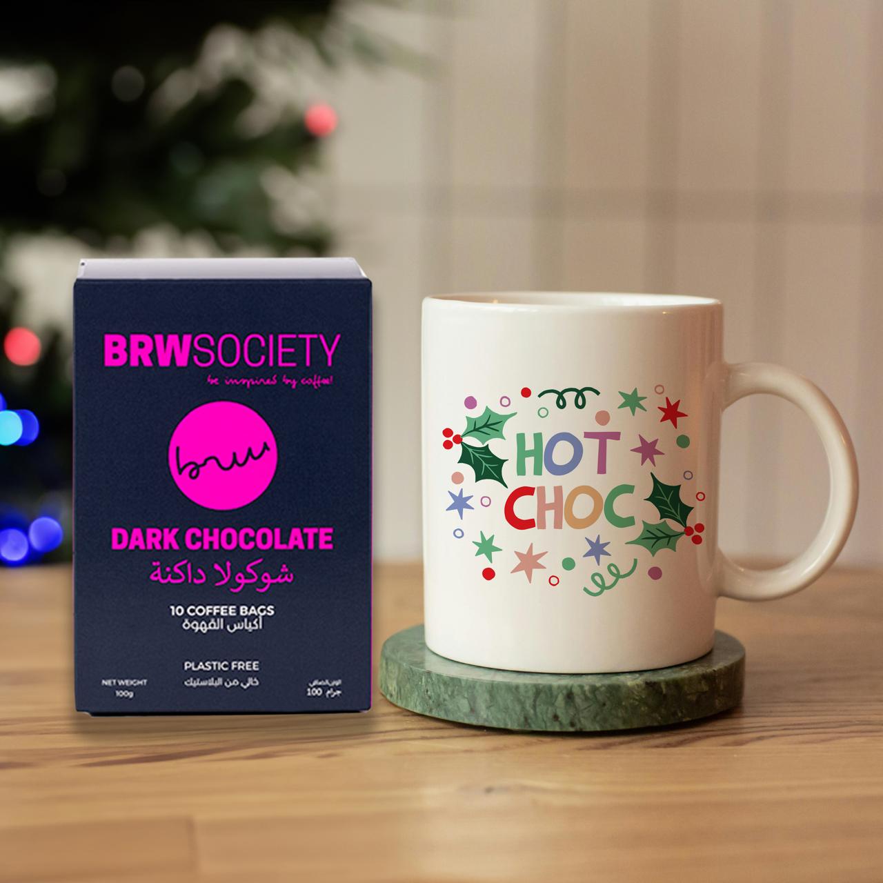 Festive Mug & Hot Drink Gift Set - Ho Ho Ho