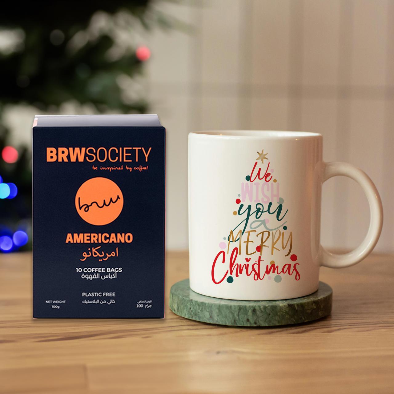 Festive Mug & Hot Drink Gift Set - Ho Ho Ho